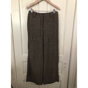 Soft Surroundings Women’s Tweed Business Casual Wide Leg Pants Size 4